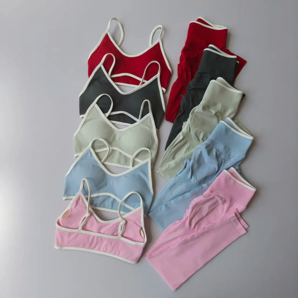 Ensemble de sport 2 pièces femme brassière et legging