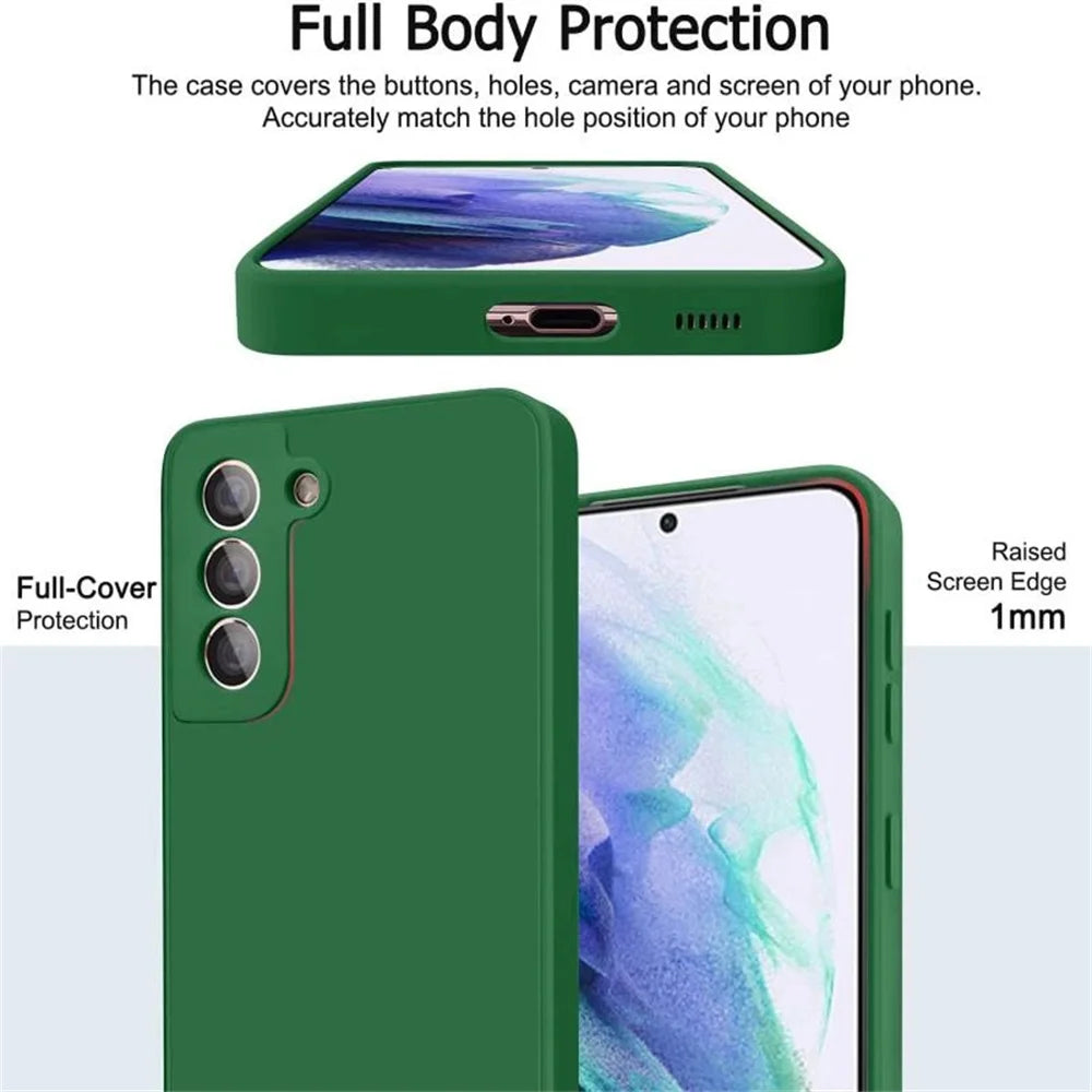 Coque en silicone liquide pour Samsung Galaxy – vue 5