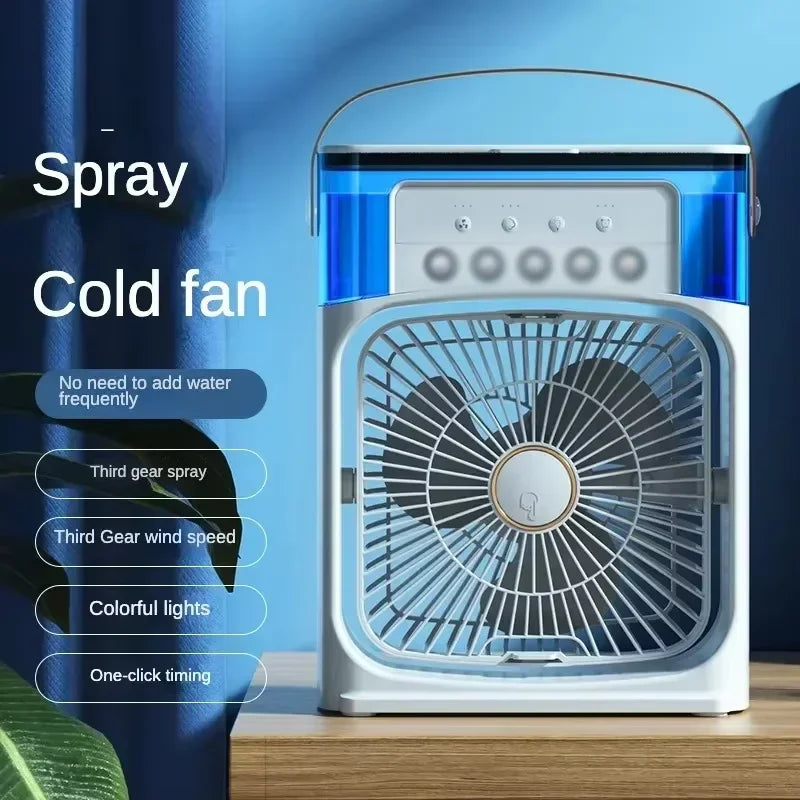 Mini ventilateur rafraîchisseur USB avec brumisateur – vue 5