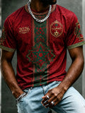T-shirt Supporter Football Homme | Imprimé Couleurs Nationales | Édition 2026