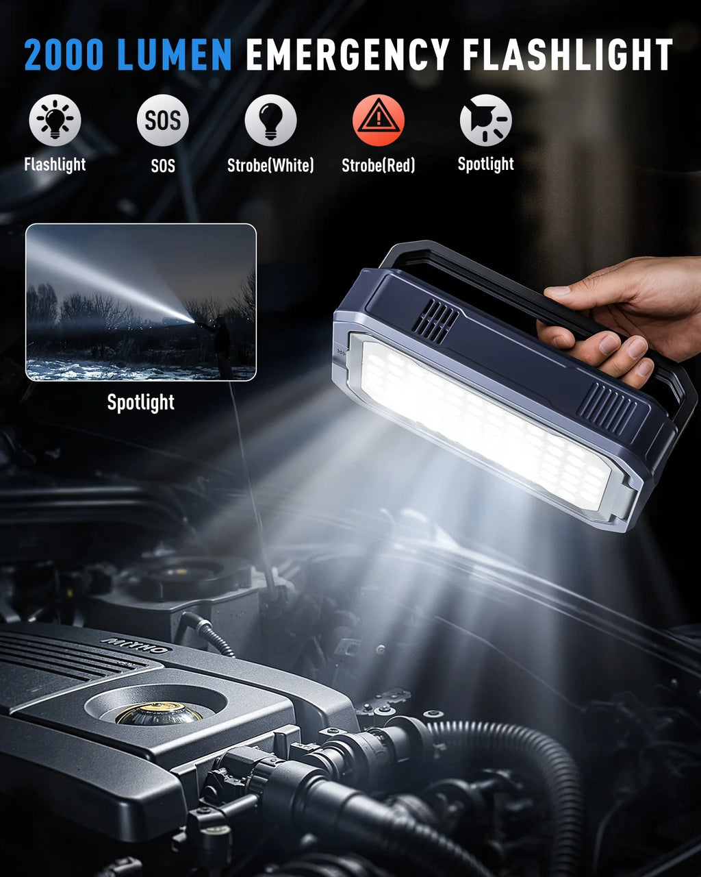 Démarreur UTRAI 7000A + Gonfleur + Diagnostic OBD