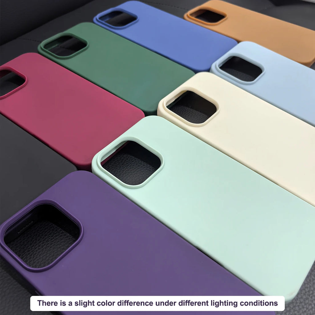 Coque en silicone liquide antichoc pour iPhone – vue 6