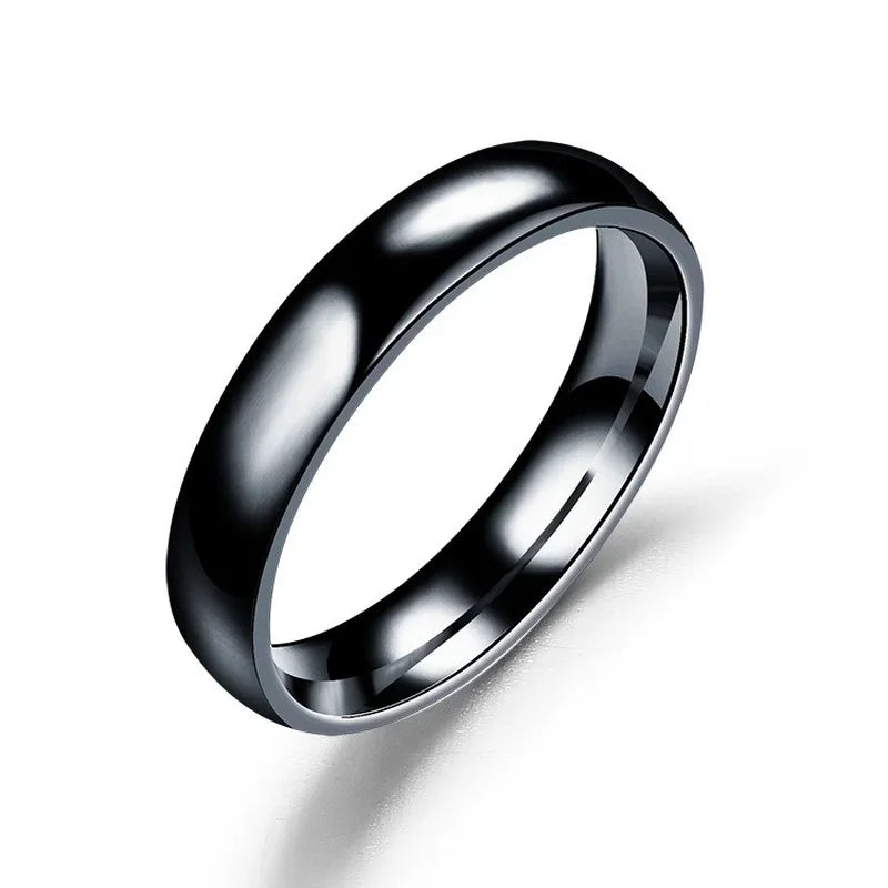VELUROArt Bague Fine Femme Titane Antiallergique