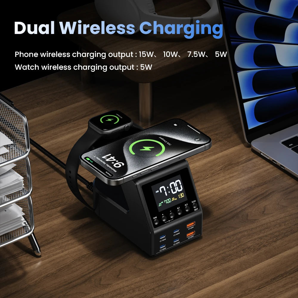 Station de charge GaN 240W à 4 ports PD 3.1 – vue 5
