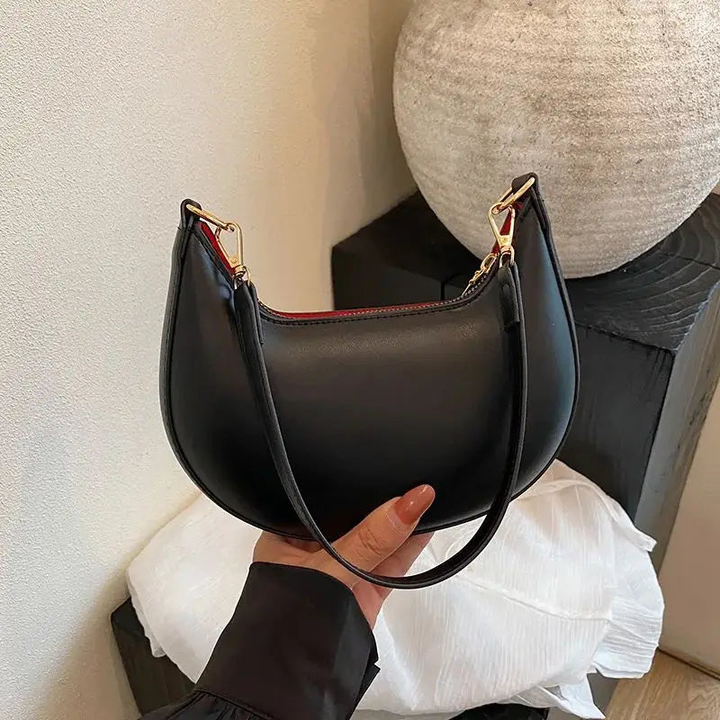 Sac porté épaule demi-lune pour femme – vue 2