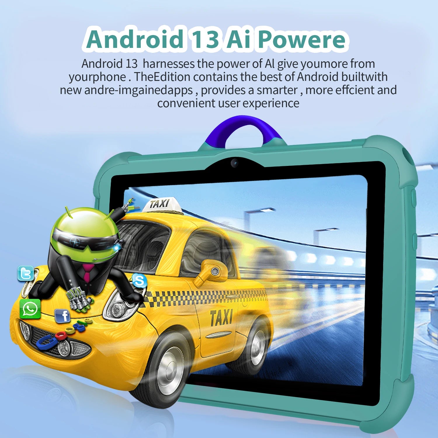 Tablette enfant 7 pouces Android 13 éducative – vue 3