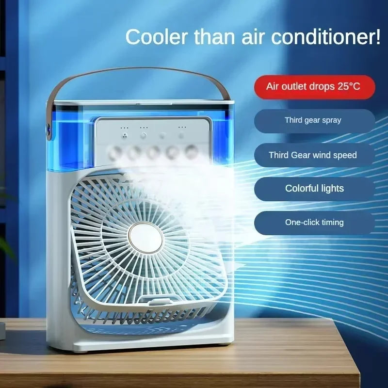 Mini ventilateur rafraîchisseur USB avec brumisateur – vue 4