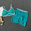 Ensemble de yoga femme brassière et short push-up – vue 4