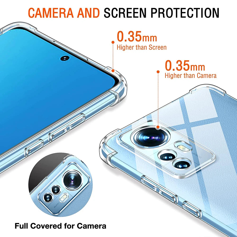 Coque en silicone transparente pour Xiaomi Redmi Note – vue 4