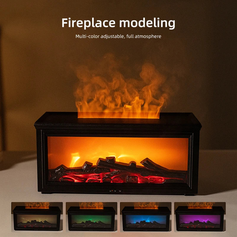 Diffuseur d'arômes effet flamme 7 couleurs – vue 3