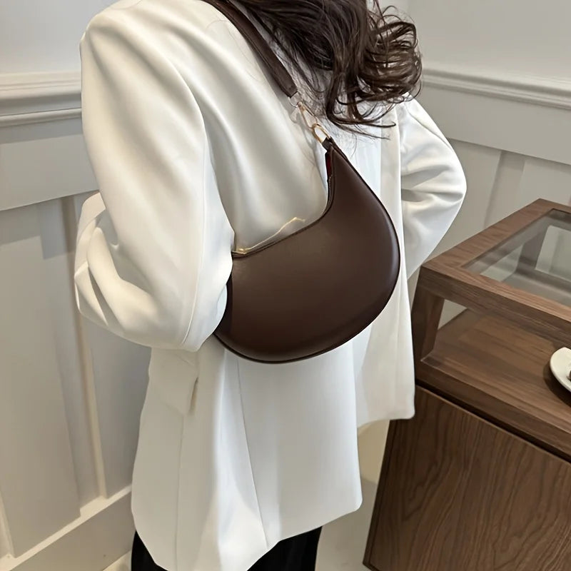 Sac porté épaule demi-lune pour femme