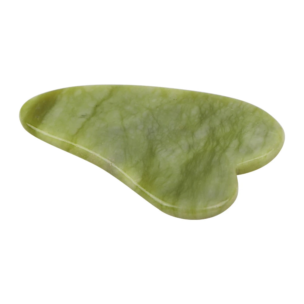 Natural Rose Jade Roller Face Massage Gua Sha Board Crystal Stone Jade Massager Body Facial Eye Scraping Acupuncture Face Lift