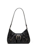 Sac porté épaule en cuir plissé style Y2K femme – vue 6