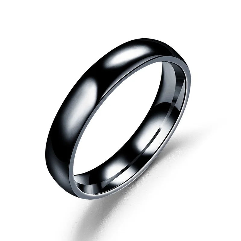 VELUROArt Bague 6mm Femme Titane Antiallergique