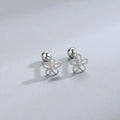 New Fashion Heart Stud Earrings for Women Hypoallergenic Screw Cartilage Helix Earring Girls Piercing Accessories Jewelry Gifts