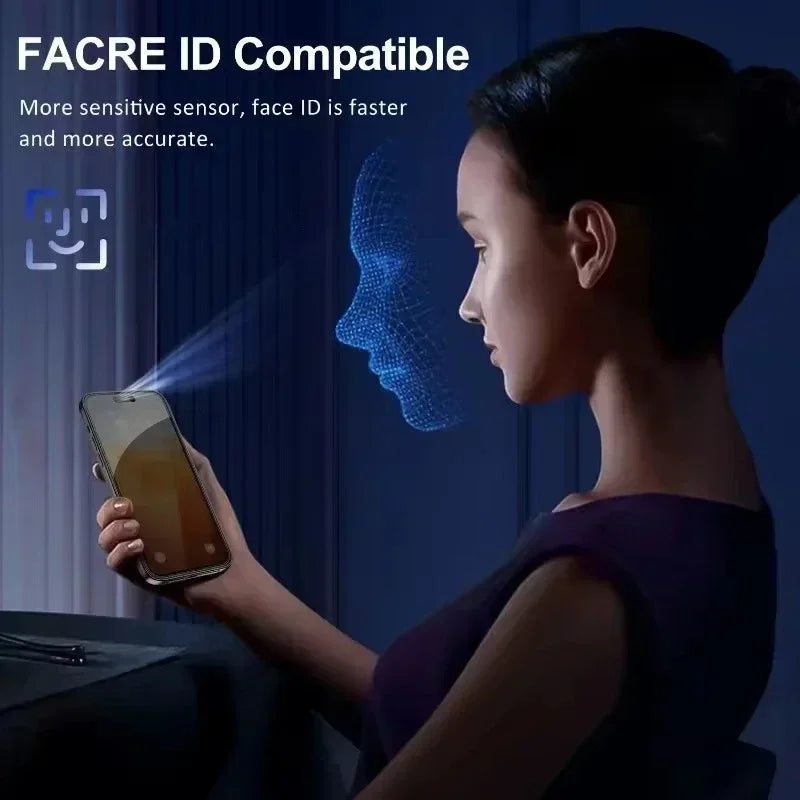 Verre trempé anti-espion pour iPhone lot de 5 – vue 5