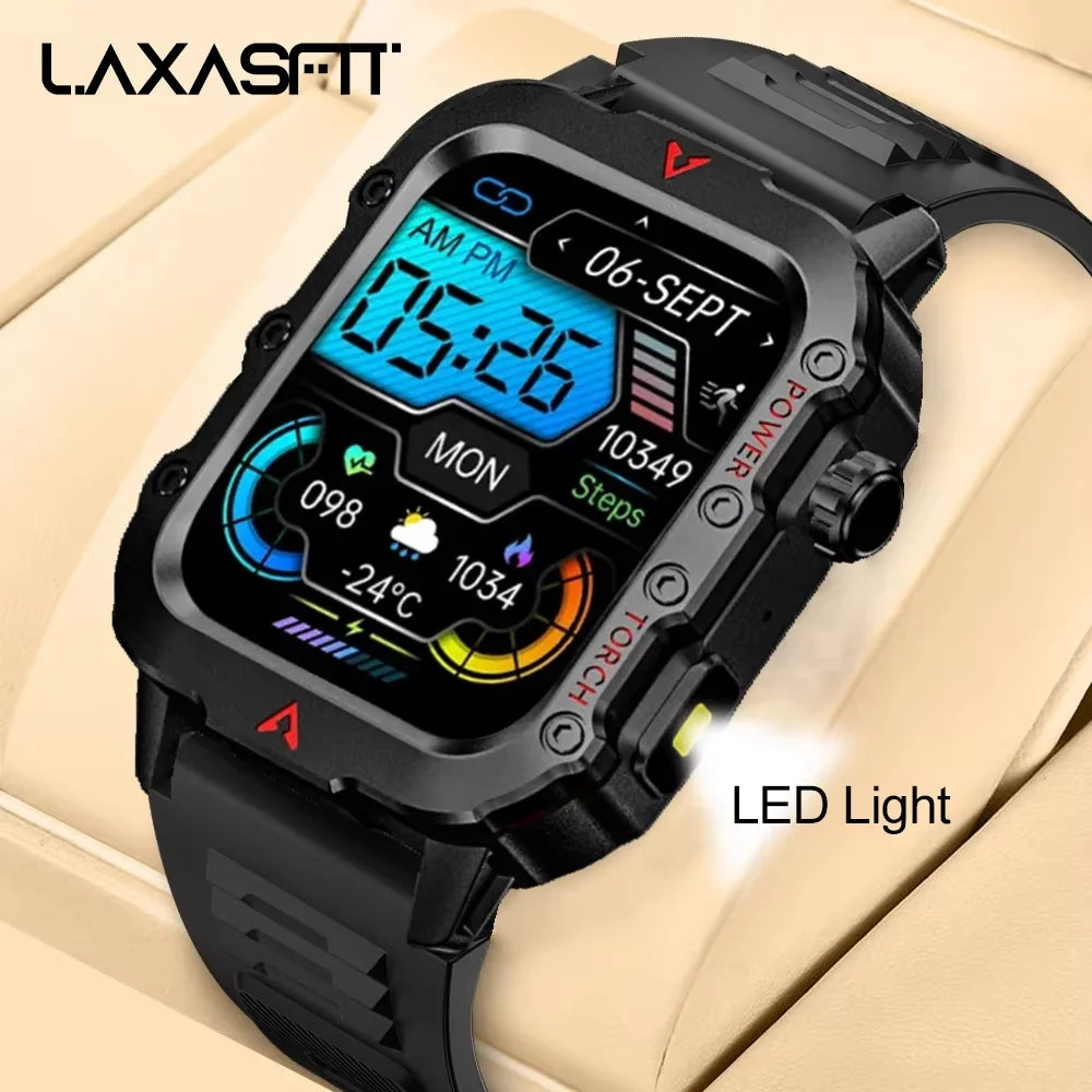 Montre connectée de sport outdoor avec lampe LED