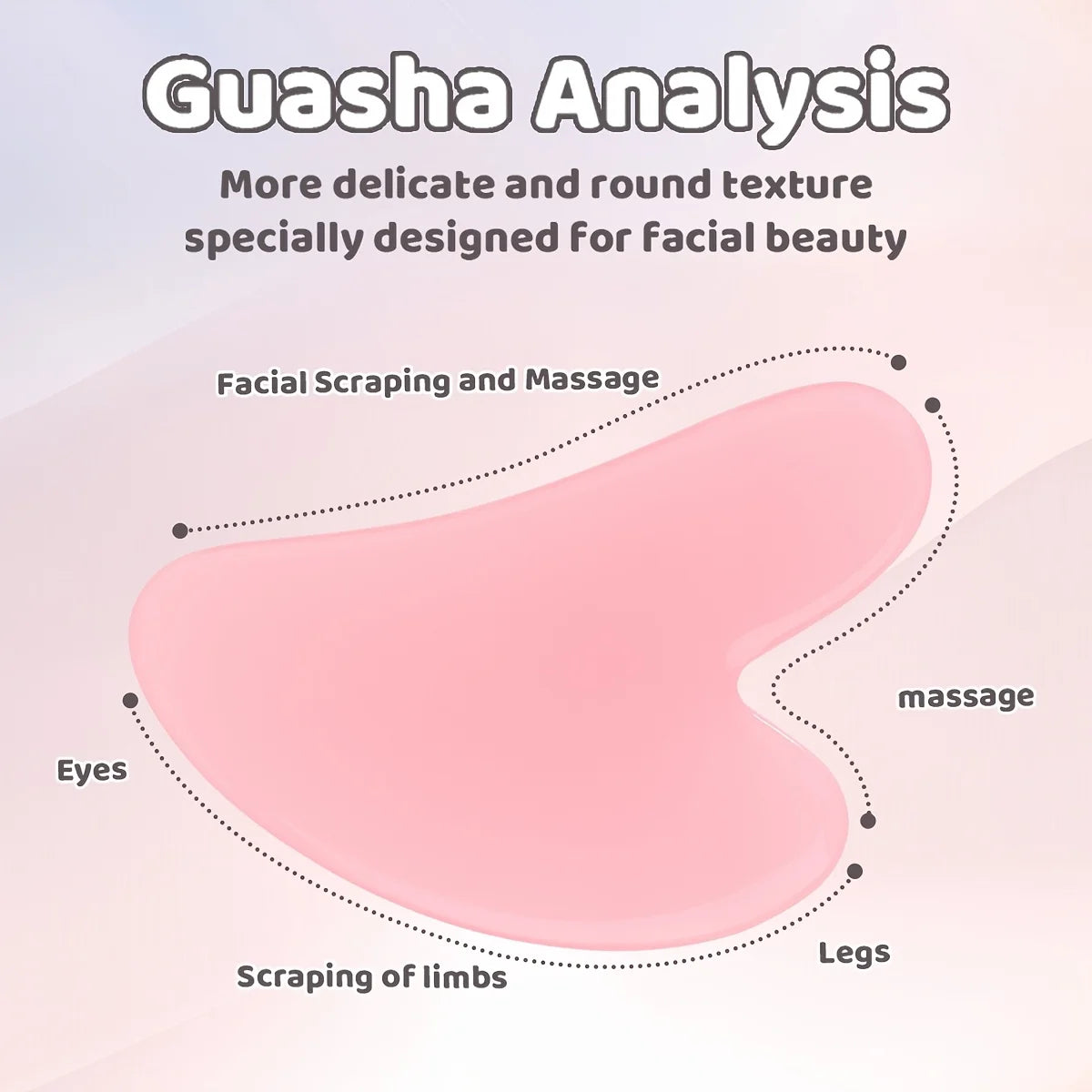 Set Rouleau de Jade & Planche Gua Sha Quartz Rose