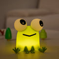 Frog Night Light for Kids 3 Brightness Dimmable Silicone Night Light For Nursery Room Rechargeable Touch Control Beside Lamp