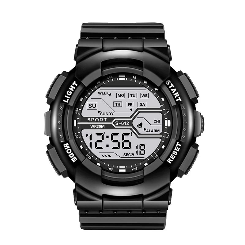 Montre digitale de sport outdoor LED pour homme – vue 10