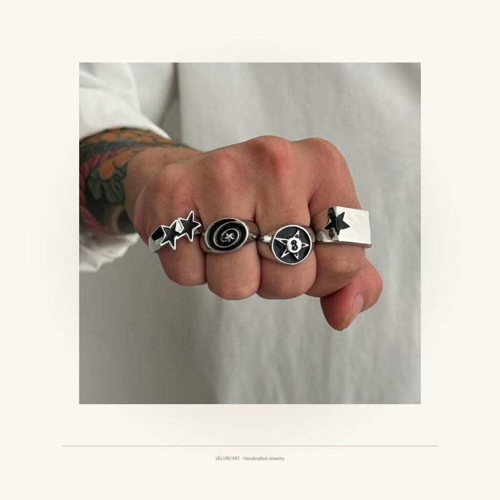 Bague Minimaliste Femme Acier Inoxydable | Ring Empilable Hypoallergénique | Sans Nickel | Cadeau Femme