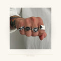 Bague Minimaliste Femme Acier Inoxydable | Ring Empilable Hypoallergénique | Sans Nickel | Cadeau Femme