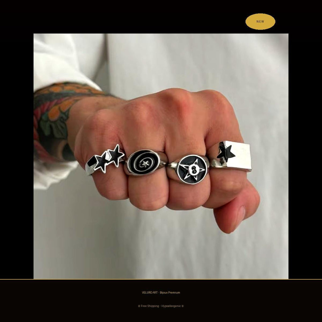 Bague Minimaliste Femme Acier Inoxydable | Ring Empilable Hypoallergénique | Sans Nickel | Cadeau Femme