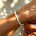 Bracelet Minimaliste Femme Acier Inoxydable | Bijou Hypoallergénique Sans Nickel | Cadeau Femme