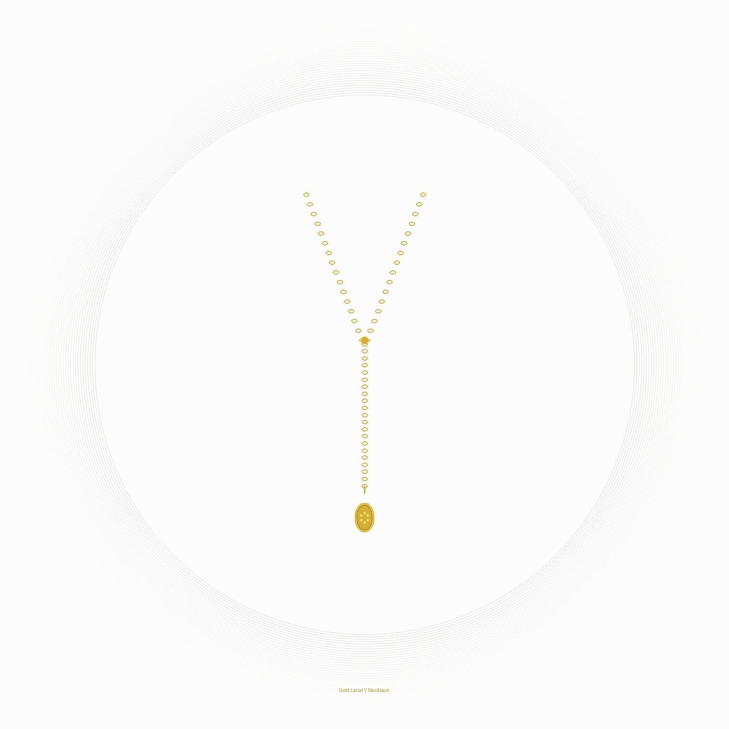 Collier Lariat Y Doré | Plaqué Or 14K Acier Inoxydable | Collier Superposable Minimaliste | Waterproof | Cadeau