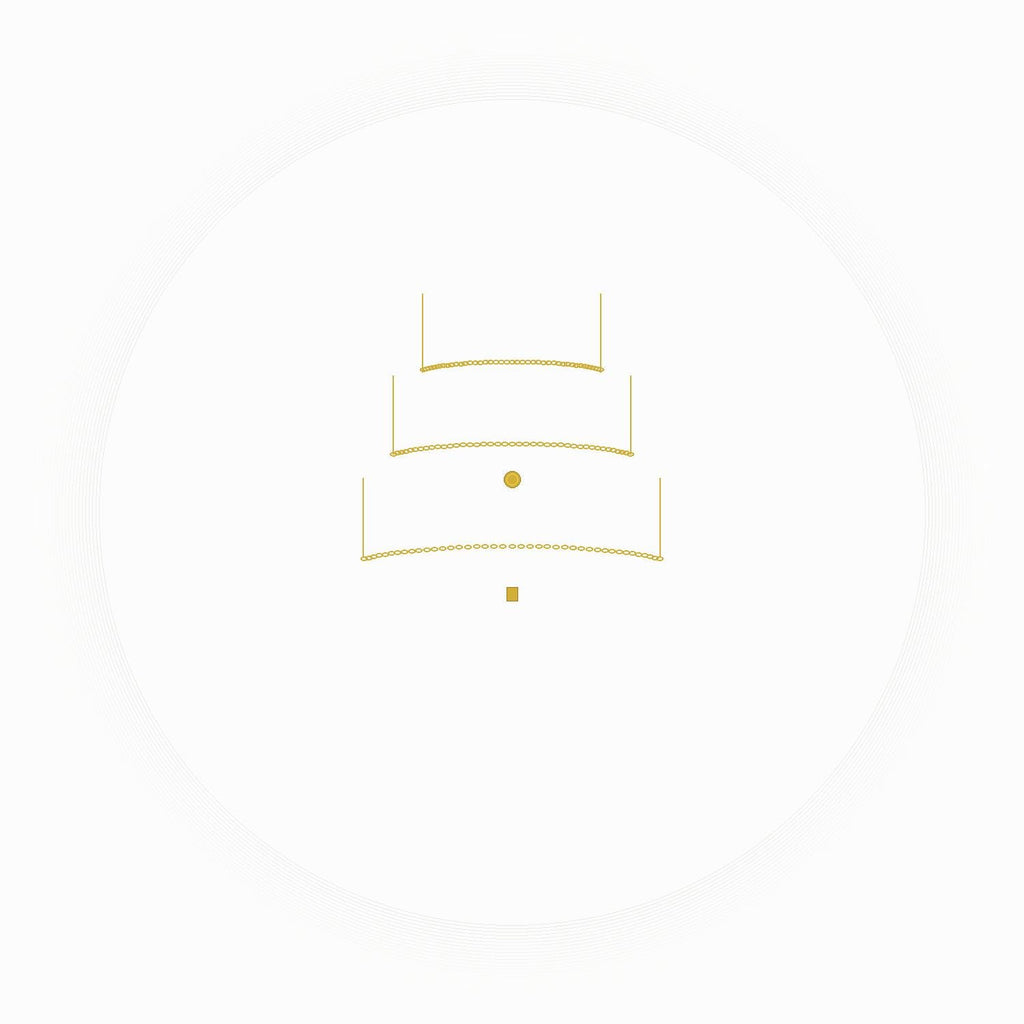 Set Colliers Superposés Dorés | Colliers Délicats Plaqué Or 14K | Layering Minimaliste | Bohème | Cadeau